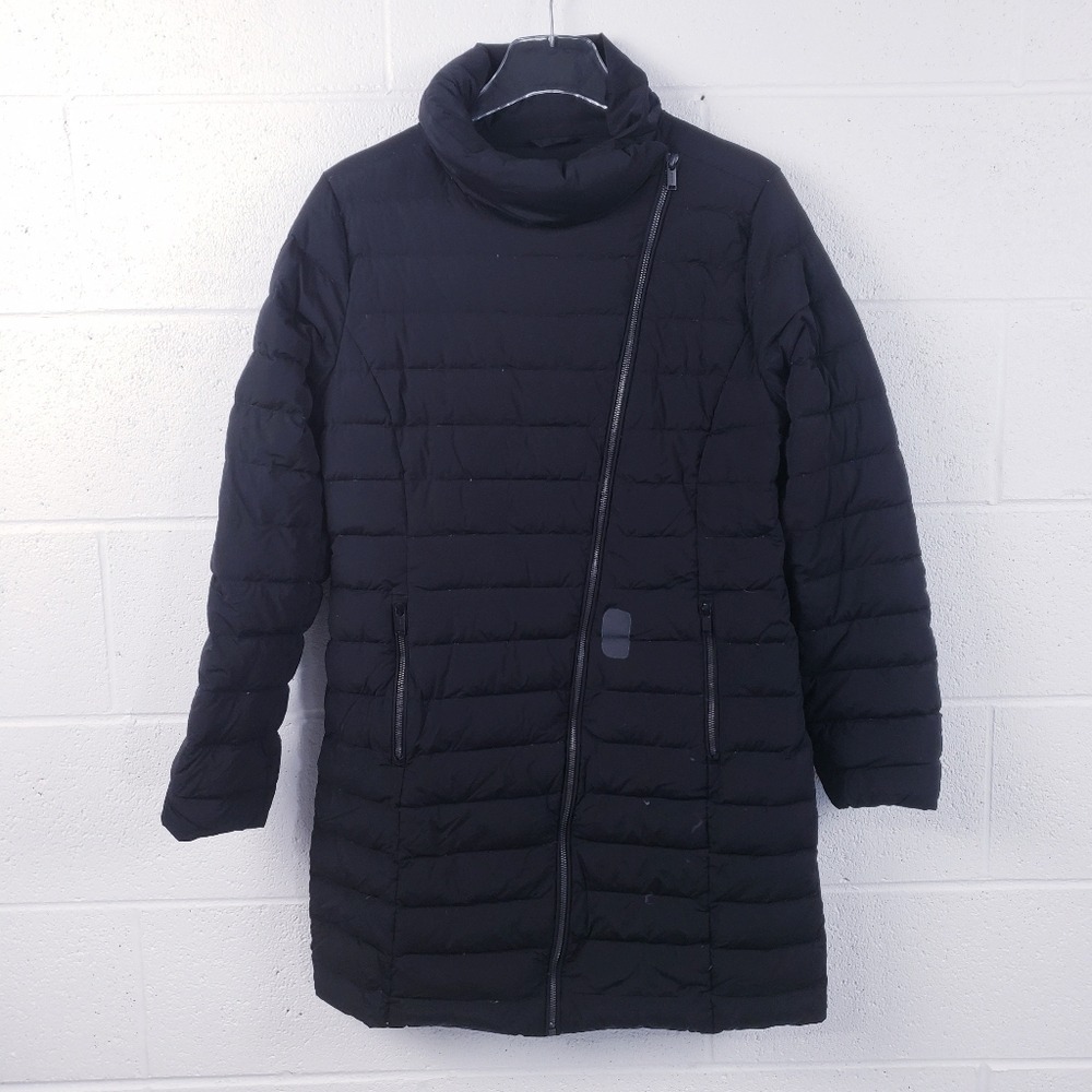 Babaton Aritzia Reza Puffer Jacket Black Goose Down‎ Full Zip Size Medium